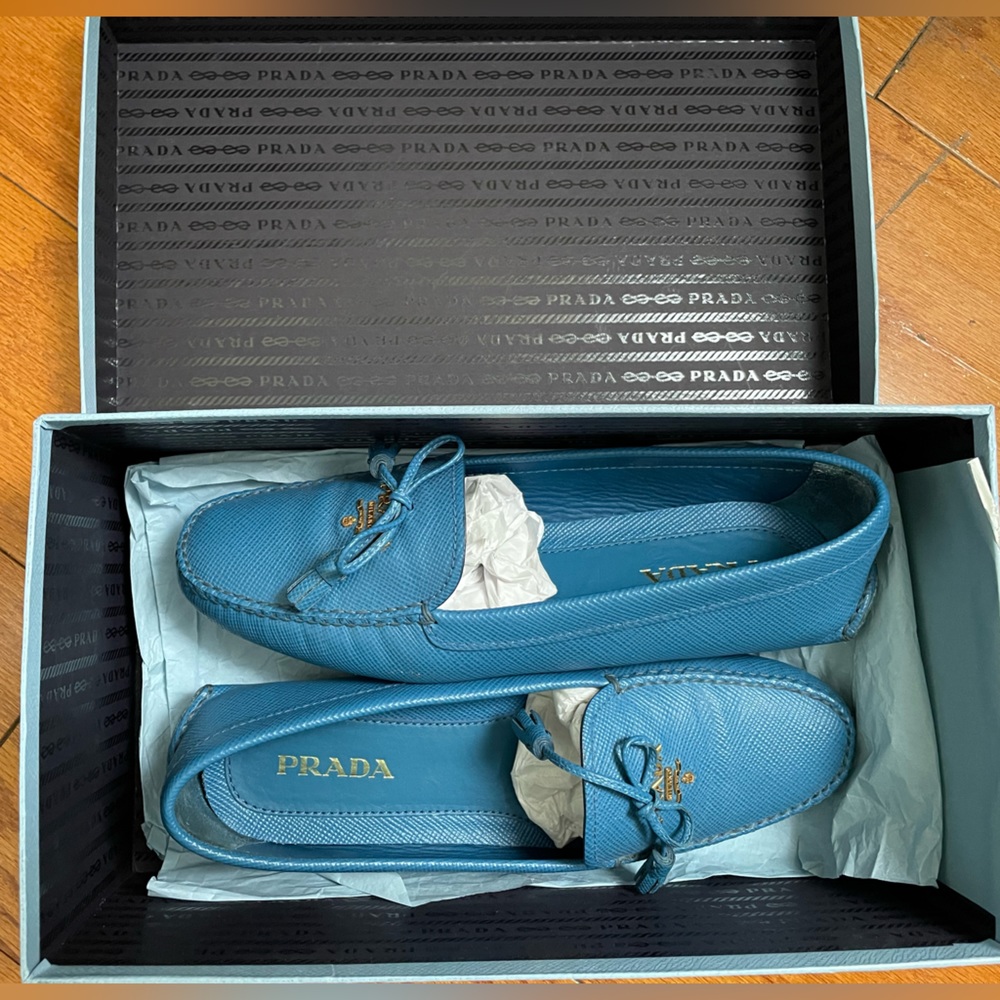 Prada Saffiano Loafers